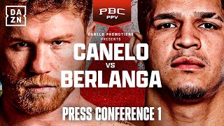 CANELO ALVAREZ VS EDGAR BERLANGA NEW YORK CITY PRESS CONFERNCE LIVESTREAM [upl. by Htezil]