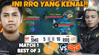 INI BARU RRQ YG KITA KENAL XIN PAKE ESME GOLD LANE  FERXIC DENGAN LINGNYA RRQ VS SMG MATCH 1 [upl. by Noeht]