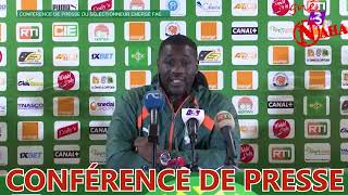 CONFERENCE COACH DES ELEPHANTS DE COTE DIVOIRE EMERSE FAE [upl. by Cyrillus995]