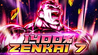 Z7 1400 LF JIREN DOES GREAT WITH HIS ZENKAI A FORCE TO BE RECKONED WITH  Dragon Ball Legends [upl. by Edea]