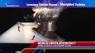 Lomanco® Whirlybird® Turbine Smoke House Demo [upl. by Vladamar185]