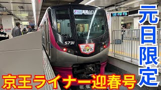 【年に2本のみ】元日だけ運転される京王ライナーとは！？【新宿駅→高尾山口駅】 [upl. by Aisercal]