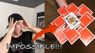 Reacting to the BEST Cardistry compilation EVER [upl. by Sivia]