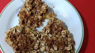 3 Ingredient Oatmeal Breakfast BarsStarch SolutionMWLNutritarian [upl. by Hettie]