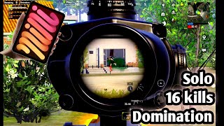 Solo 16 killsSolo Chicken Dinner Domination🔥 [upl. by Leinahtan]