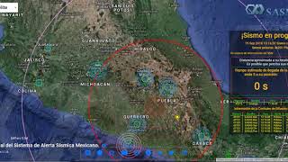 SIMULACRO 19 SEPTIEMBRE 2018 SASMEX  SKYALERT SEVERO [upl. by Hollingsworth625]