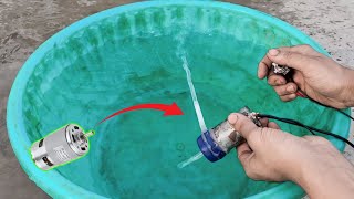 How To Make 775 DC Motor Visible Plastic Water Pump [upl. by Ravert46]