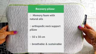 Unboxing  Blackroll ecologic recovery pillow  Made in Germany [upl. by Kolva]