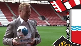 Saints boss Koeman dedicates award to players [upl. by Eliathan981]