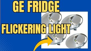 ✨ GE Fridge Lights Keep Blinking  EASY DIY FIX ✨ [upl. by Annawt]