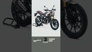 3 Reasons To Buy One  Triumph Scrambler 400X FAQ 3 [upl. by Adaurd]