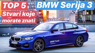 TOP 5 stvari koje morate znati  Nova BMW serija 3 [upl. by Hughie88]