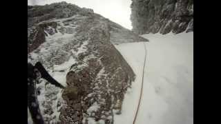 Ice climbing on Gardyloo Gully Ben Nevis [upl. by Hanson]