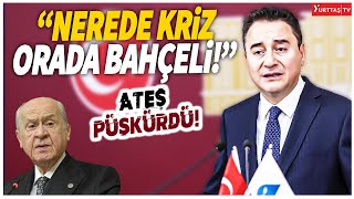 Ali Babacan Devlet Bahçeliye ateş püskürdü quotNerede kriz orada Bahçeliquot [upl. by Peg829]