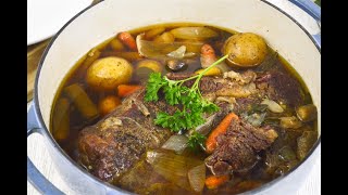 Smoked Pot Roast Recipe [upl. by Alphonso]