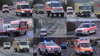 Alarmfahrtentraining amp Kolonnenfahrt Hagener HiOrgs üben für den Ernstfall 040218 [upl. by Berni720]