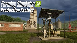 Farming Simulator 25 Production Factory  Grain and Farm Production Processor  FS25 [upl. by Nuarb753]