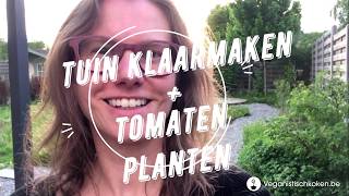 tuin voorbereiden tomaten planten [upl. by Yup]