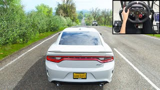 Dodge Charger Hellcat  Forza Horizon 4  Logitech g29 gameplay [upl. by Hterag]