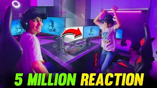 Aditech 5 Million Subscriber Op Reaction 😂💖  aditech shorts [upl. by Frager971]