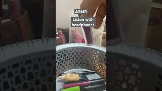 ASMR listen with headphones asmr asmrmakeup asmrsounds asmrvideo hrishoojasdreamland trending [upl. by Shirleen]