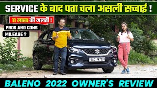 Baleno Owners Review 2022  Baleno Top Model Ownership Review  Baleno Alpha Pros And Cons [upl. by Assina760]