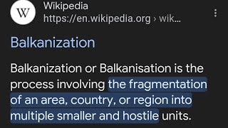 The Balkanization of Amerika Rages on AS the willfully ignorant think theyll quotvote their way outquot [upl. by Llenehc]