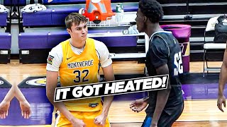 Cooper Flagg vs 7 Footer Got HEATED Montverde DOMINATE at Home vs DME [upl. by Polik]