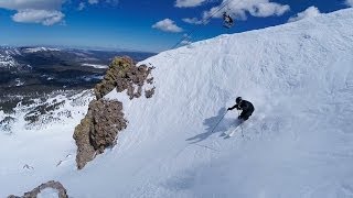 Steep Skiing Wipeout Chutes [upl. by Imojean797]