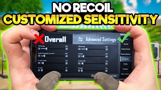 How To Get The Best PUBG MOBILE Sensitivity  Customized Sensitivity  iPhone 13 Pro Max [upl. by Bor]