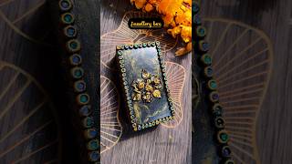 Vintage Jewellery Box 😍diy craft vintage jewellerybox claycraft [upl. by Aetnahs]