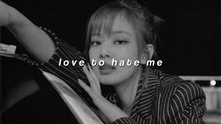 blackpink  love to hate me sped up  reverb [upl. by Immaj304]