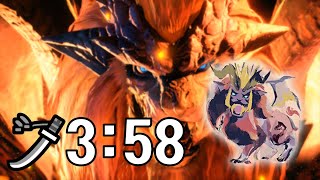 MHR 테오 테스카토르 태도 358｜Teostra Longsword 358｜テオ・テスカトル 太刀 358 [upl. by Erlewine]