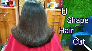 U Shape Haircut U Haircut how to cut U shape haircut [upl. by Aspia]