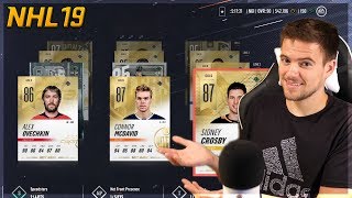 NHL 19 HUT DREAM TEAM Gretzky McDavid Crosby [upl. by Avle]