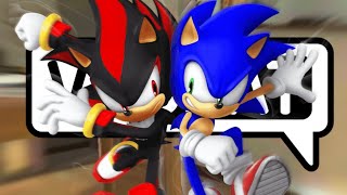 Sonic and Shadow in VRCHAT VRCHAT [upl. by Hadihahs214]