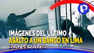 ¡Exclusivo Imágenes desclasificadas del último gran robo a banco 40 segundos de terror en video [upl. by Sladen]