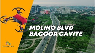 AERIAL VIDEO OF MOLINO BLVD BACOOR CAVITE [upl. by Belvia808]