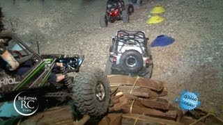 RC Night Trail  Part 2  SCX10 Wraith XR10 and Gmade R1 [upl. by Ellenyl]