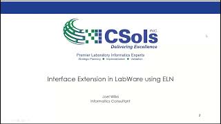 Interface Extensions in LabWare Using ELN [upl. by Reffotsirk]