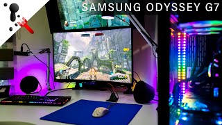 Samsung Odyssey G7 Review  Gaming at 32quot 1440p 240Hz [upl. by Anivlem]