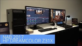 The New HP Dreamcolor Z31X at NAB Show 2017 [upl. by Atilrac]