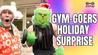 Vancouver Gym Goers SHOCKED  Surprise Christmas Flash Mob at Fitness World [upl. by Muhcan447]