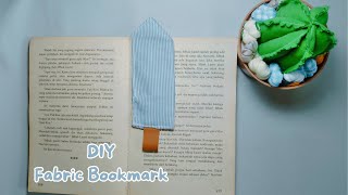 How To Make Fabric Bookmark  DIY Bookmark  Sewing Ideas [upl. by Delacourt497]