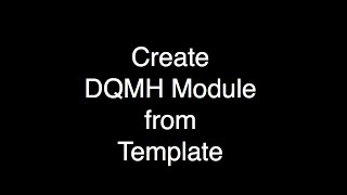 NI week 2016 Create DQMH Module From Template [upl. by Blase]