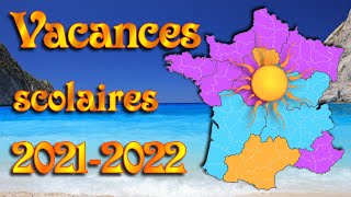 Calendrier des vacances scolaires 2021 2022 vf calendrier officiel [upl. by Loris]