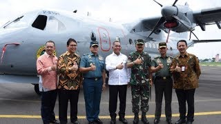 TNI Terima 6 Pesawat Baru Buatan PTDirgantara Indonesia suaragoogle [upl. by Enytnoel]