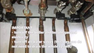 Baxi 105 boiler  DIY  How to easily change the DHW diverter valve membrane [upl. by Emeric]