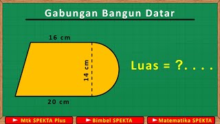 Menghitung Luas Gabungan Bangun Datar Part 9 [upl. by Creighton]