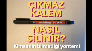 Çıkmaz kalem nasıl silinir Kimsenin bilmediği yöntem [upl. by Shellie]